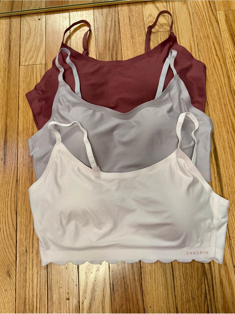 3 Pack Danskin Bralette NWOT XL